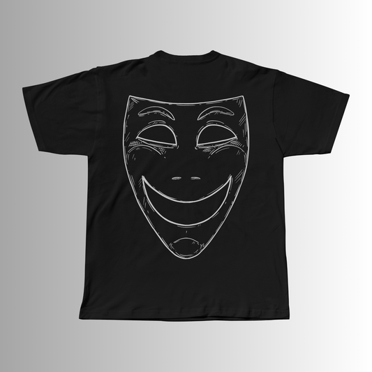 THE MASK OVERSIZED BLACK T-SHIRT